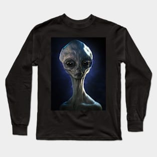 Zeta Alien looking Long Sleeve T-Shirt